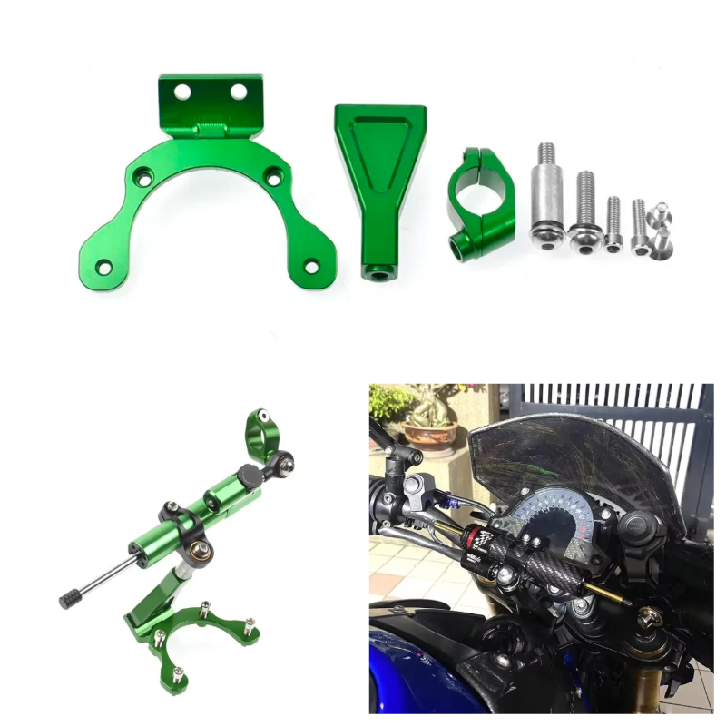 Steering Damper Stabilizer Kit Cnc - 카와사키 Z900 Z 900용 파이버 카본