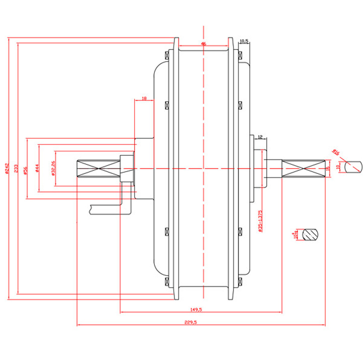 1.85X 19 60V 72V 3000W 5000W 브 - 60V 5000W Brushless Hub Motor 리뷰 및 가격